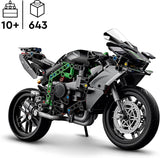 LEGO Technic Motocykl Kawasaki Ninja H2R, prezent urodzinowy dla dzieci i dorosłych, dekoracja, zabawka, model dla chłopców i dziewcząt w wieku 10+ 42170 Zestawy do budowania Besuche w sklepie LEGO