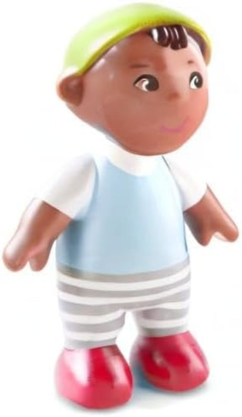 HABA 306696 — Zestaw do zabawy z rodziną Little Friends, elastyczne akcesoria dla lalek, wiek powyżej 3 lat