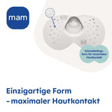MAM Stillhütchen Größe S (Ř 17 Mm) Im 2Er-Set, Extra Weiche Brusthütchen Zum Schutz Beim Stillen, Brustwarzenschutz Für Maximalen Hautkontakt Zwischen Mutter Und Kind Akcesoria Żywność i karmienie piersią Bebe Naty Shop