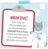 MjAMjAM VetCat - Mokra karma dla kotów Premium - Dieta - Nerka - Kurczak, 6 opakowań (6 x 200g), bez zbóż