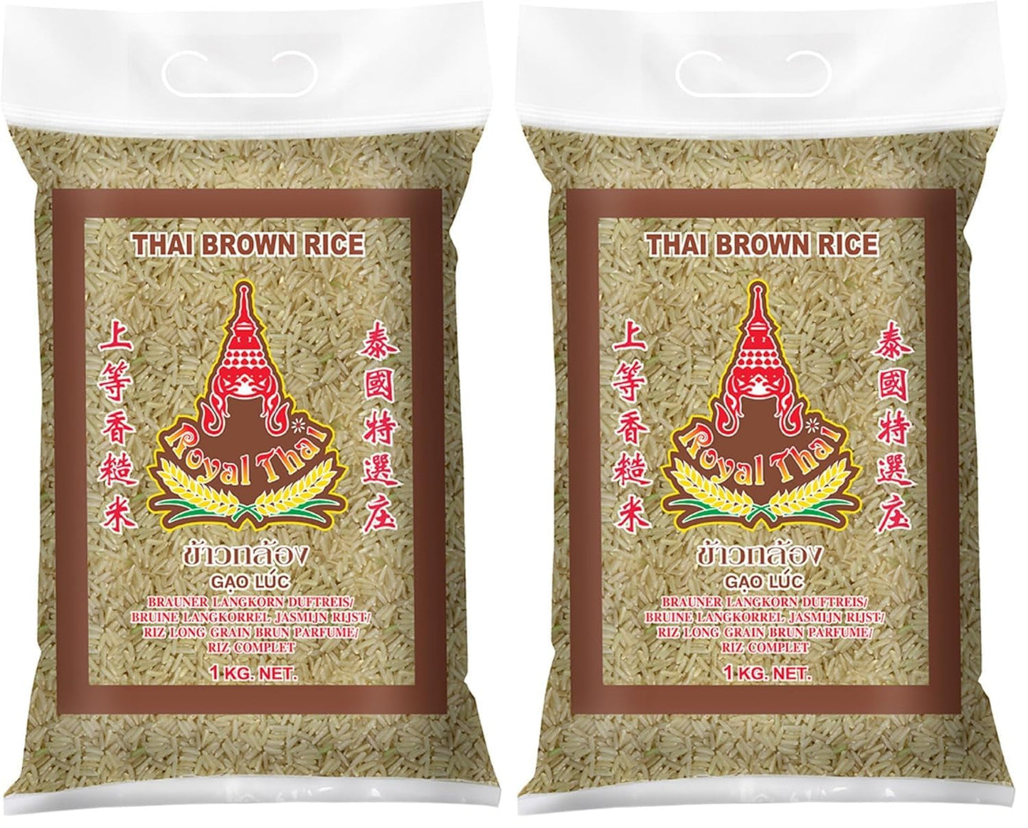 ROYAL THAI RICE - Pachnący długoziarnisty ryż brązowy - 1 x 1 kg