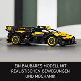 LEGO Technic Samochód wyścigowy Bugatti, zestaw modeli do składania samochodów, zabawkowy samochód sportowy, kultowy zestaw samochodów kolekcjonerskich, zabawki do budowania od 9 lat 42151 Zestawy konstrukcyjne Besuche w sklepie LEGO