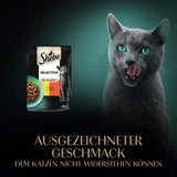 Mokra karma dla kotów Sheba Selection w torebkach porcjowanych z kurczakiem i wołowiną w sosie 28x85g