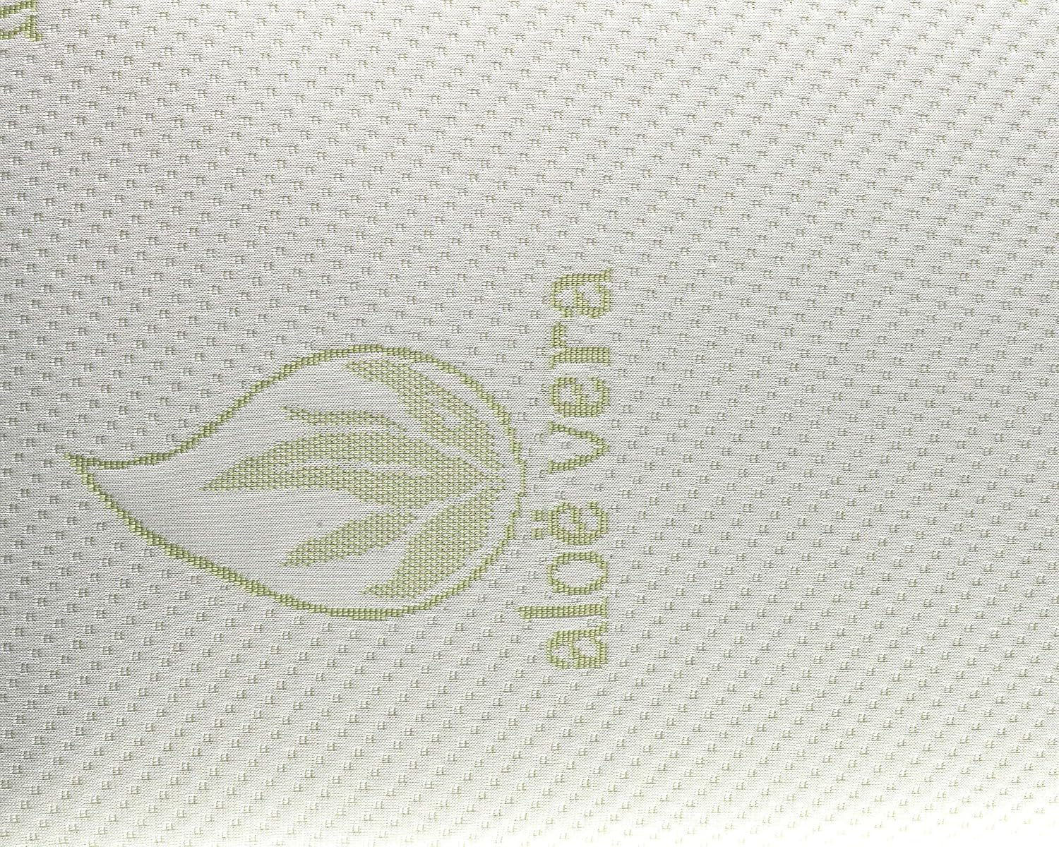 Todocama Todolit wiskoelastyczna poduszka Aloe Vera Plus, zielona, 2 sztuki, 75 cm Poduszki standardowe Naty Shop