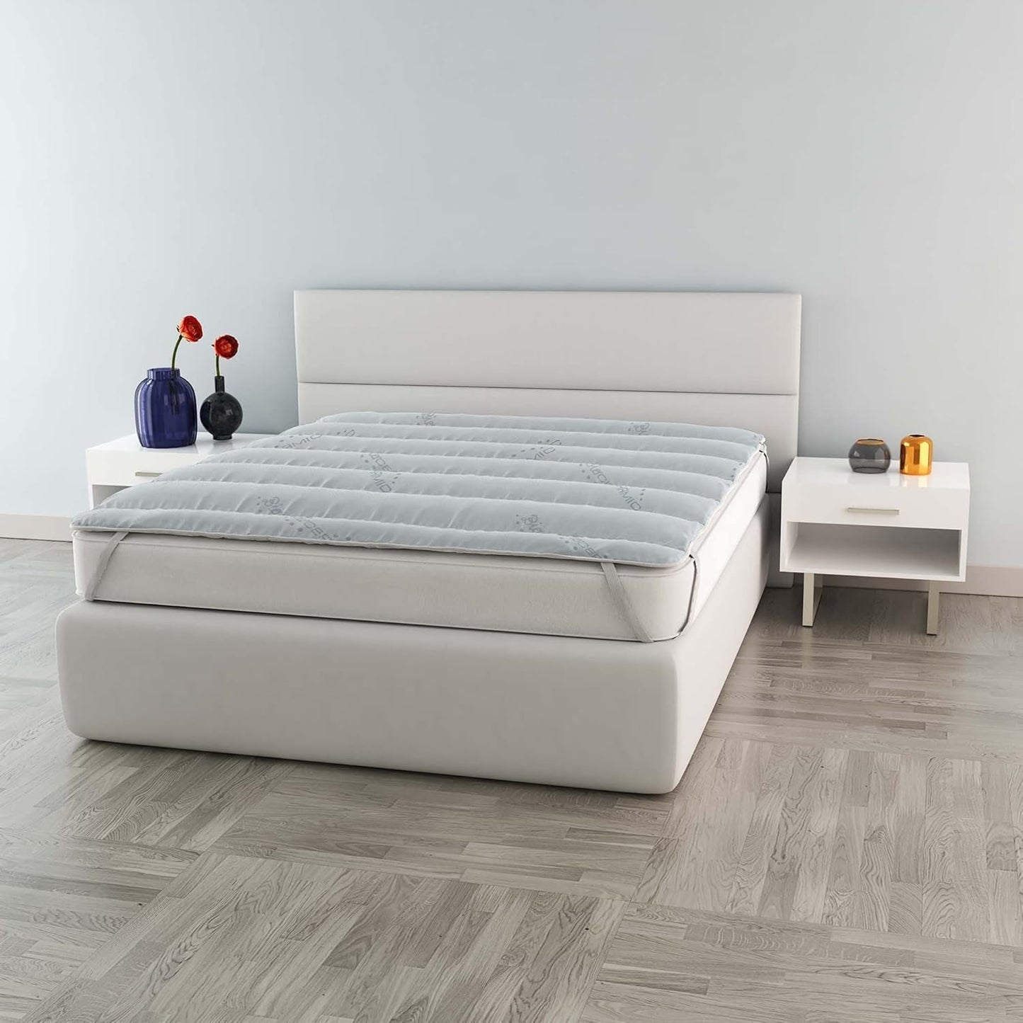 MB Home Italia, Topper, Termokontrola, Podwójny 160X195 Cm Kołdry i kołdry Naty Shop Podwójny 160X195 Cm Bioceramiczny
