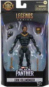 Hasbro Marvel Legends Series Czarna Pantera Legacy Kolekcja Killmonger 15 cm Figurka kolekcjonerska z 5 akcesoriami Figurki Naty Shop