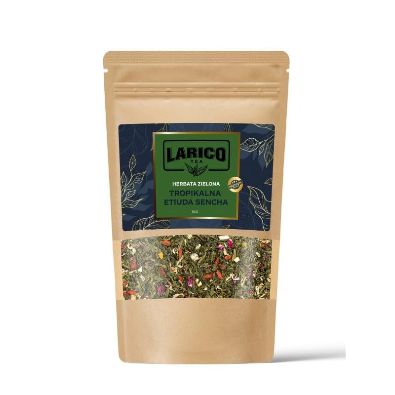 Larico Tea Naturalna herbata owocowa Früchtchen Mix Poziomki Euphorie 50 g/Najwyższej jakości herbata sypana/Naturalna herbata sypana