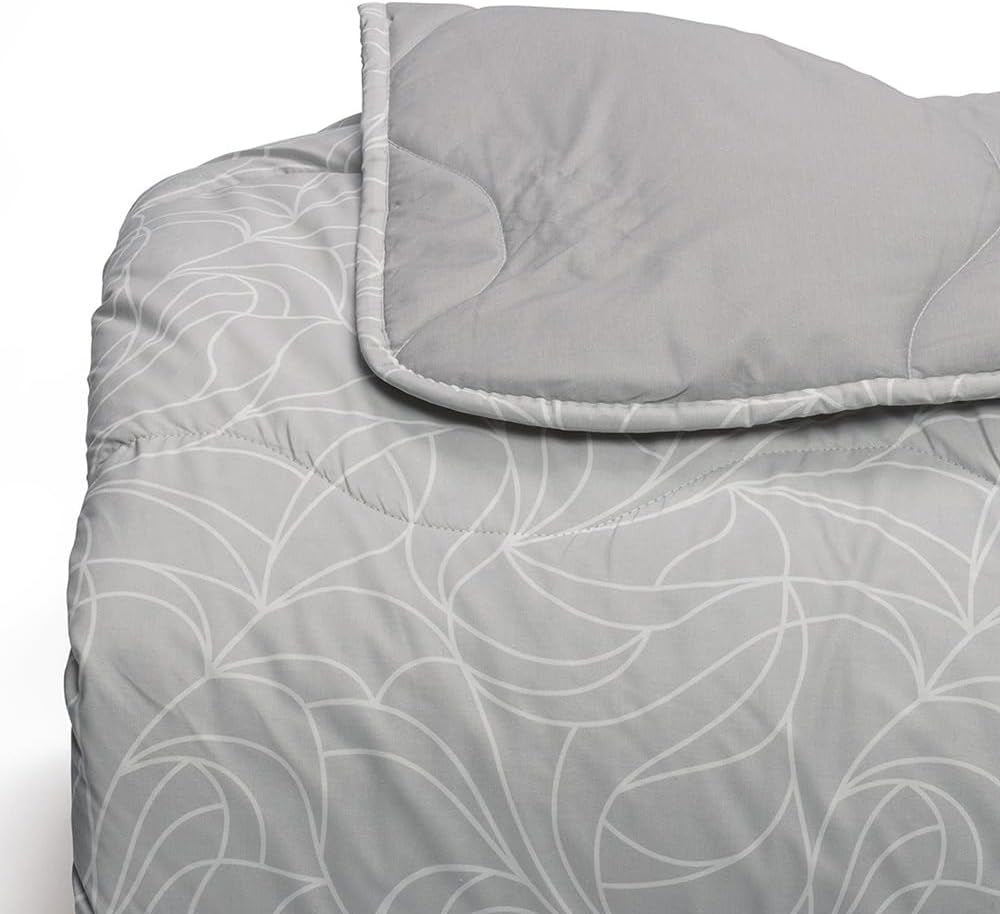 Poszwa na kołdrę Foppapedretti Notte & Natura Pearl Wave na łóżko podwójne, poszewka 100% bawełna, wyprodukowana we Włoszech. Kołdry i kołdry Naty Shop