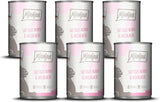 MjAMjAM - Mokra karma premium dla kotów - Soczysty kurczak i dziki łosoś, 6 szt. (6 x 400 g), bez zbóż, z dodatkowym mięsem
