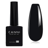 Żelowy lakier do paznokci CANNI, półtrwały, ciemnofioletowy, lakier do paznokci, żel UV, Soak Off, Manicure