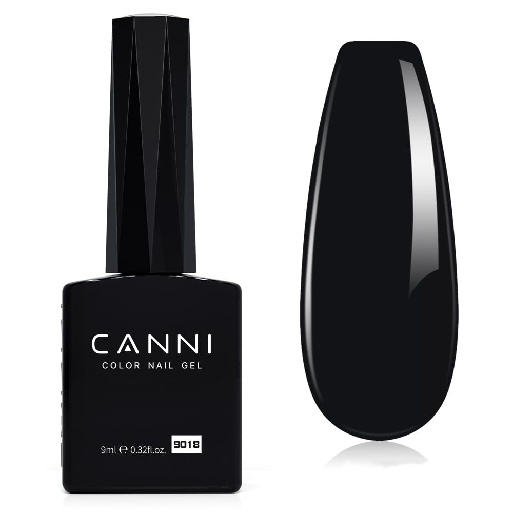 Żelowy lakier do paznokci CANNI, półtrwały, ciemnofioletowy, lakier do paznokci, żel UV, Soak Off, Manicure