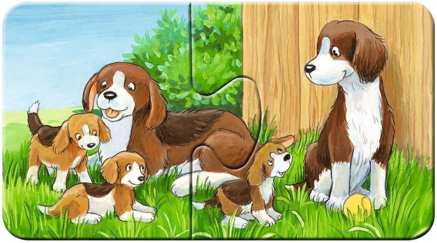 Puzzle Ravensburger dla dzieci - 05072 Rodziny zwierząt hodowlanych - Moje pierwsze puzzle 9X2 - Puzzle dla 2-latków Puzzle Naty Shop