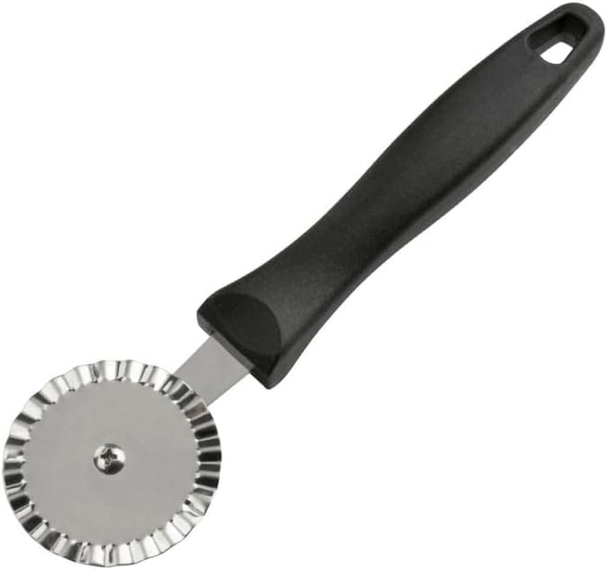 Kółko cukiernicze FMprofessional 20 cm CHEF (Kolor: stal nierdzewna/czarny), Ilość: 1 szt.