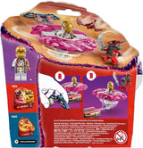 LEGO NINJAGO Smok Sory Spinjitzu Spinner — zabawka Ninja z 2 minifigurkami — mały zestaw do zabawy dla dzieci — pomysł na prezent dla chłopców i dziewcząt w wieku 6 lat 71824 Zestawy do budowania Besuche den LEGO-Store