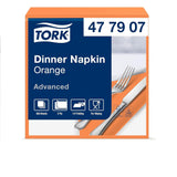Tork Linstyle 509542 Czarne serwetki koktajlowe, składane w 1/4, 1 warstwa, 23,8 x 23,8 cm, 1 x 100 serwetek