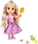 Lalka Disney Princess Śpiewająca Roszpunka 35 cm, śpiewa „Widzę światło”, Zawiera akcesoria zapewniające więcej zabawy, Idealna dla dziewczynek powyżej 3. roku życia, Purple Dolls Naty Shop