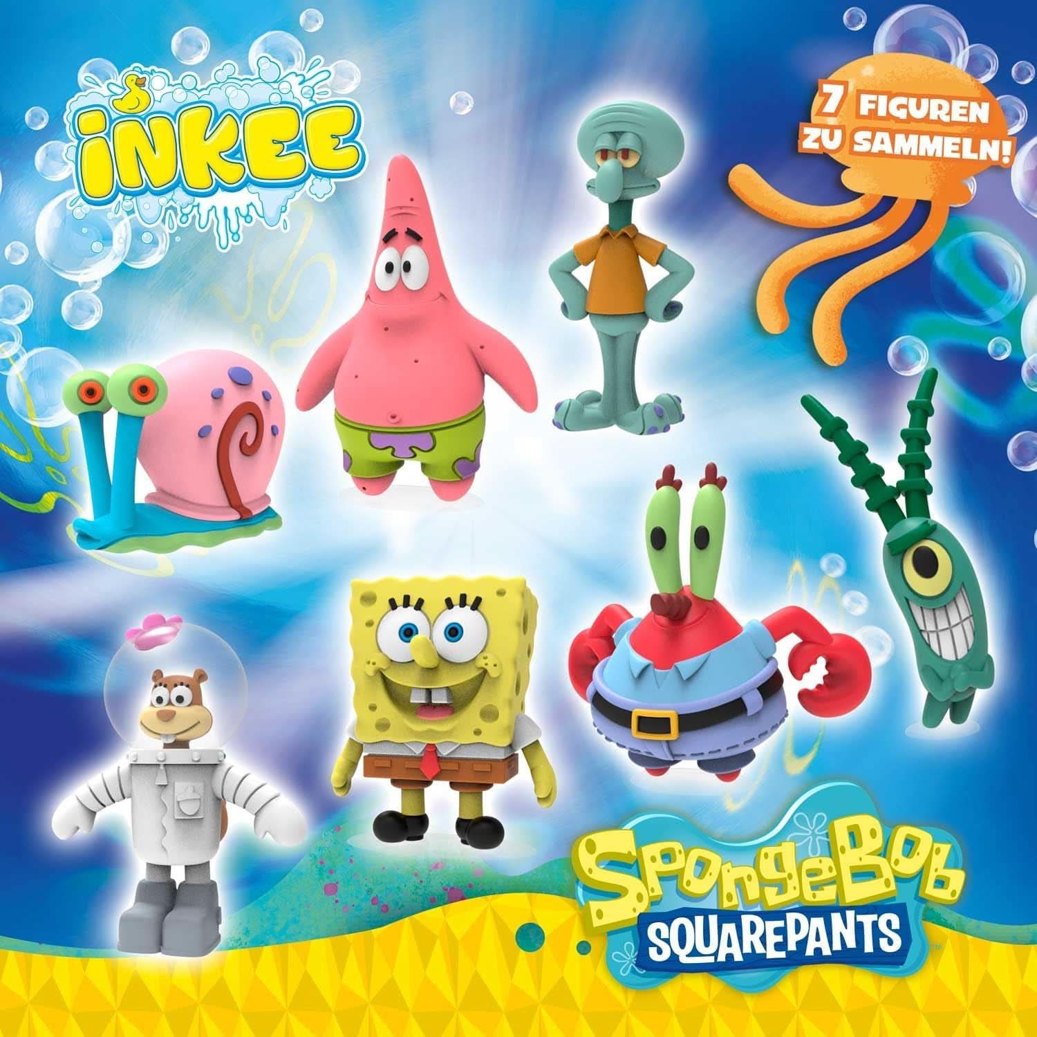 INKEE Spongebob Niespodzianka Bomba do kąpieli dla dzieci Spongebob Kanciastoporty Kolekcjonerska 80 gramów Naty Shop