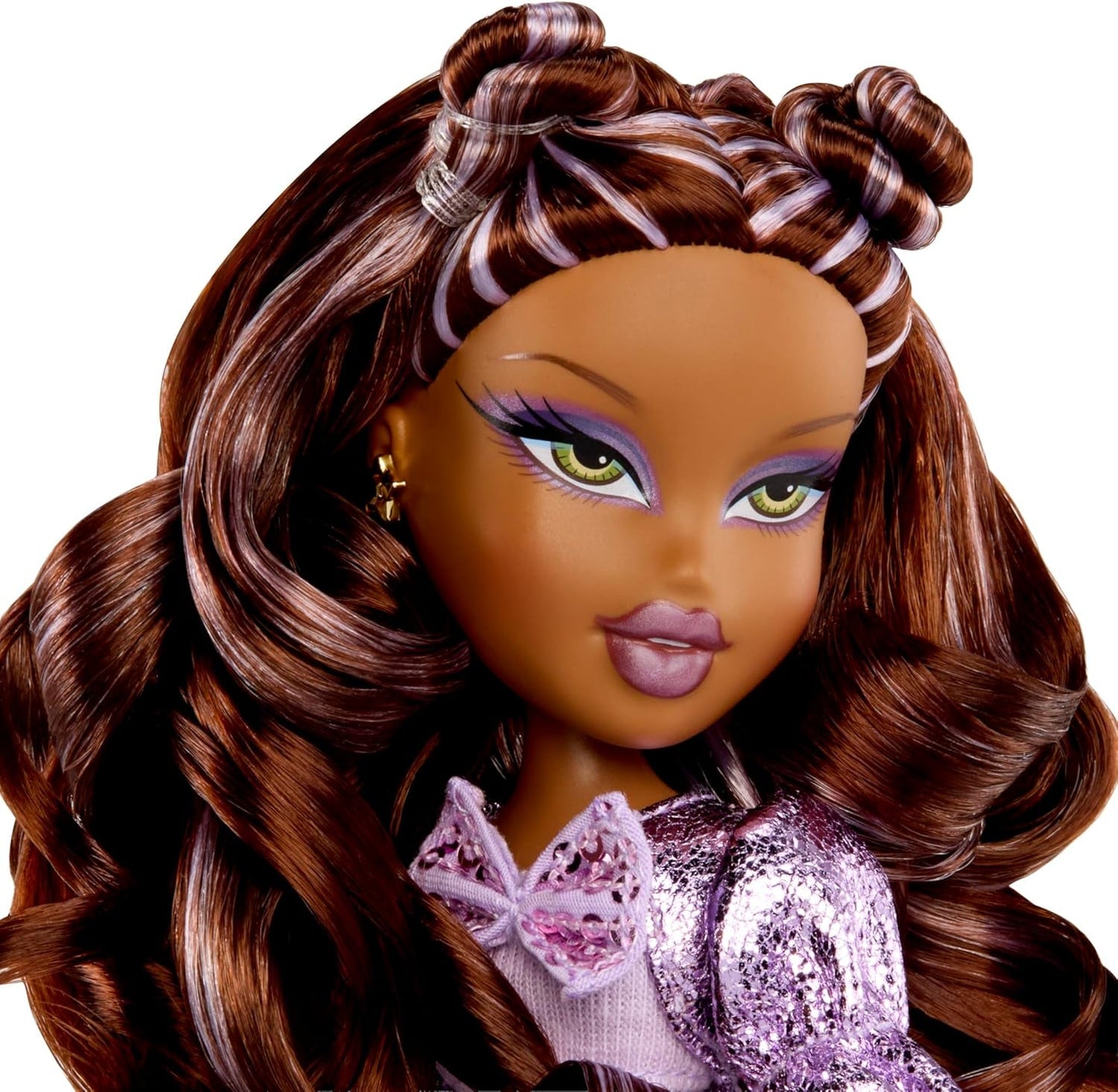 BRATZ Pop Starz Sasha – modna lalka z kolekcjonerskim breloczkiem do kluczy, strojem i akcesoriami muzycznymi