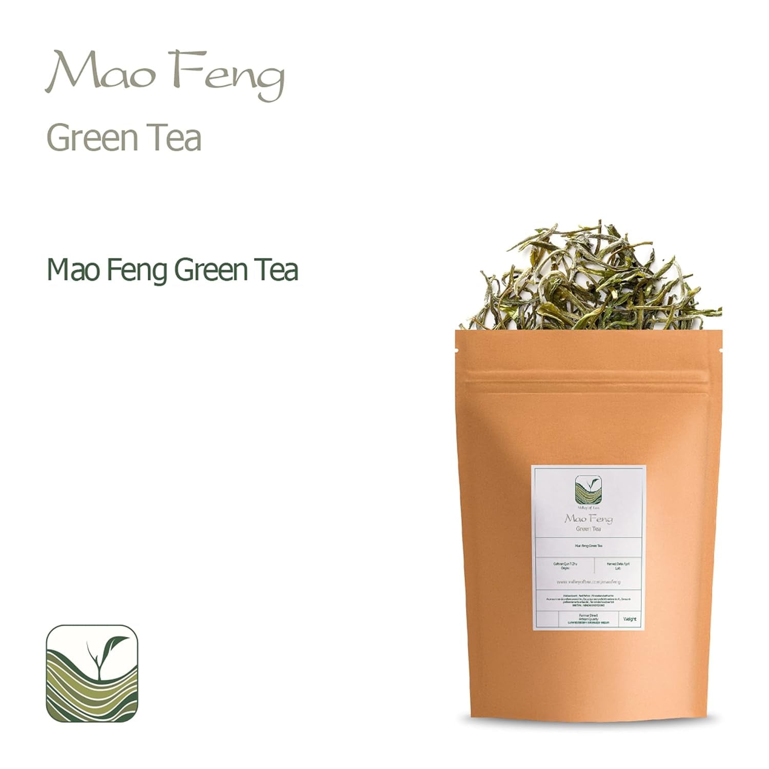 Mao Feng Huangshan Zielona herbata - słynna chińska herbata z Huang Shang - Maofeng Żółte Góry Liście zielonej herbaty Chiny Mao Feng Tea Organiczna zielona herbata Chińska zielona herbata Zielona herbata