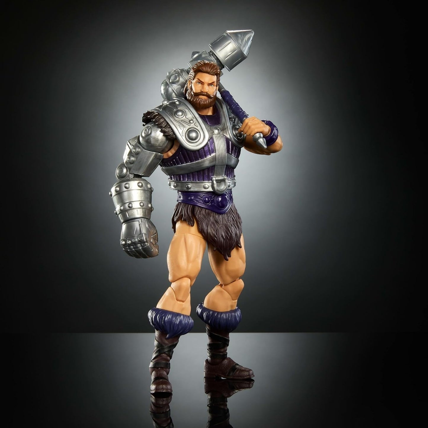 Figurka Władcy Wszechświata Masterverse Ok. 18 cm, nowa Eternia Fisto, bohater zabawkowy MOTU z żelazną pięścią, 30 punktów ruchu, JBP76, [wielokolorowy] figurki Naty Shop