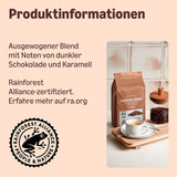 by Amazon Espresso Crema Röstkaffee Ganze Bohnen, 1kg (2 opakowania po 500g), Rainforest Alliance-Zertifizierung
