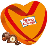 Ferrero Mon Chéri Heart - Czekoladowy prezent na Walentynki dla niego i dla niej - Chrupiąca czekolada, likier owocowy i aromatyzowane wiśnie - Na Walentynki, Dzień Matki i Wielkanoc - 1 opakowanie 147g