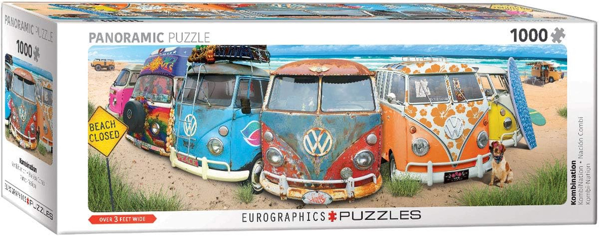 VW Bus - Kombinacja (układanka): Puzzle panoramiczne, 1000 Puzzle Naty Shop Domyślny tytuł