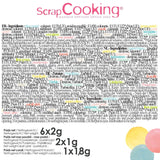 Scrapcooking - Zestaw 9 pastelowych barwników spożywczych - Niebieski, Żółty, Koralowy, Różowy, Turkusowy, Limonkowy Zielony, Biały, Aqua Zielony, Pudrowy Róż - Jadalny proszek barwiący do ciast, babeczek, makaroników - 4272