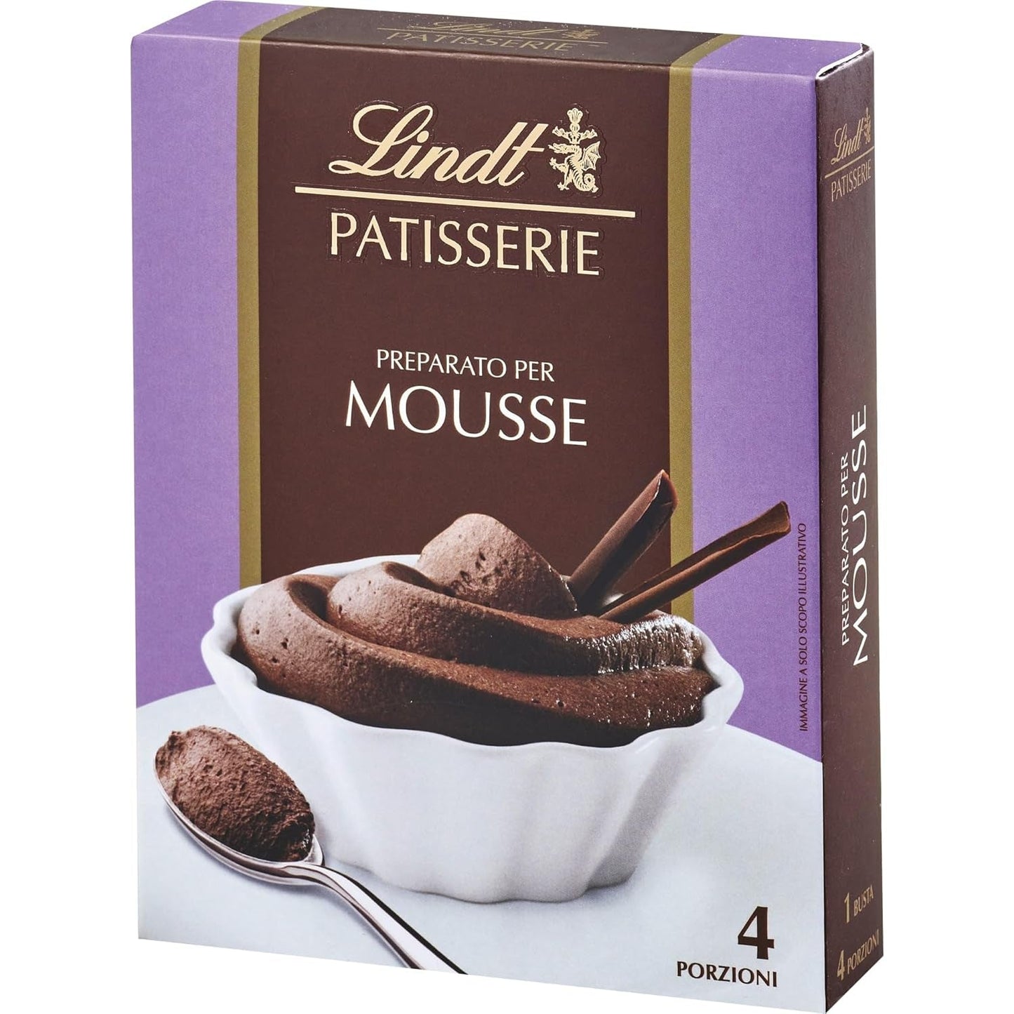 Lindt Schokolade - PATISSERIE Mousse Au Chocolat | 6 X 110 G | Backmischung Für 4 Porcje Fluffige Mousse Al Cioccolato Aus Finester Schokolade | Cukiernia | Mieszanka wsteczna | Schokoladengeschenk Mieszanka do pieczenia i gotowania Domyślny tytuł sklepu Naty