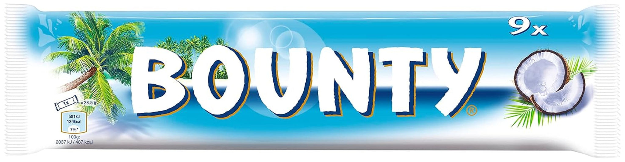 Batoniki czekoladowe Bounty | Kokos i Czekolada | Różne wielkości opakowań