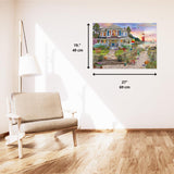 Schmidt Spiele Domek na plaży, układanka 1000 elementów Puzzle Naty Shop