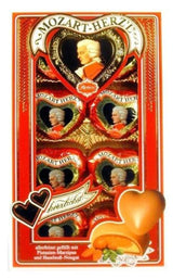Pralina Reber Mozart Herzl, 80 g
