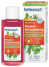 Tetesept Muskel, Relaksujący dodatek do kąpieli po wysiłku fizycznym, 125 ml Prysznic i kąpiel Naty Shop 125 ml Kąpiel relaksacyjna mięśni