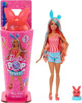 Barbie Pop Reveal Lalka i zestaw akcesoriów Shakes Series Uroczy pachnący kotek Modna lalka i zwierzątko z 8 niespodziankami, w tym zmianą koloru JCN87