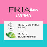Organiczne, biodegradowalne, kompostowalne, organiczne, kojące chusteczki dopochwowe o zrównoważonym pH, biodegradowalne, 12 szt