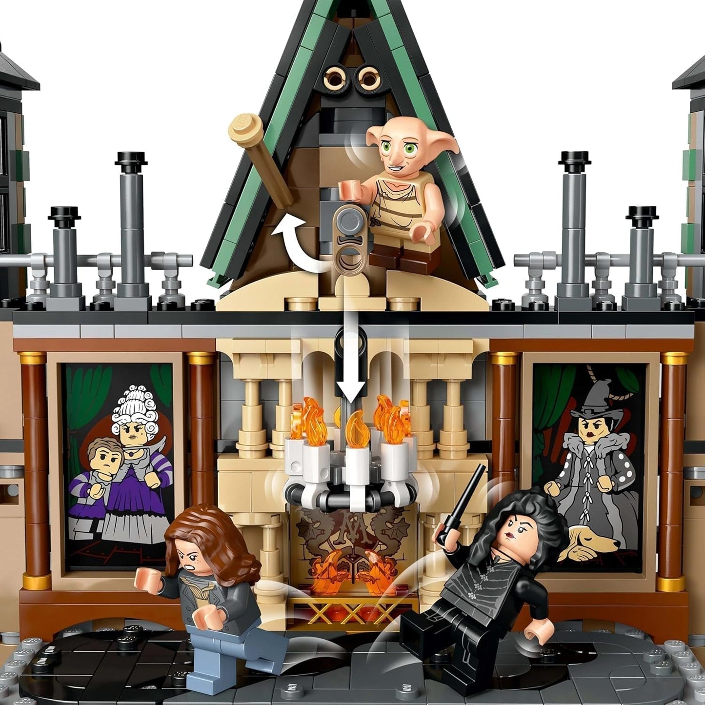 LEGO Harry Potter Malfoy Family Country Estate, fantastyczna zabawka do kolekcjonowania i eksponowania, prezent dla chłopców, dziewcząt i fanów świata czarodziejów, pomysł na prezent z 9 minifigurkami 76453 Zestawy do budowania Besuche den LEGO-Store