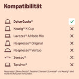 autorstwa Amazon Cafe au Lait Dolce Gusto kompatybilny Kaffeekapseln, 48 Kapseln (3 Packungen mit je 16 Stück)