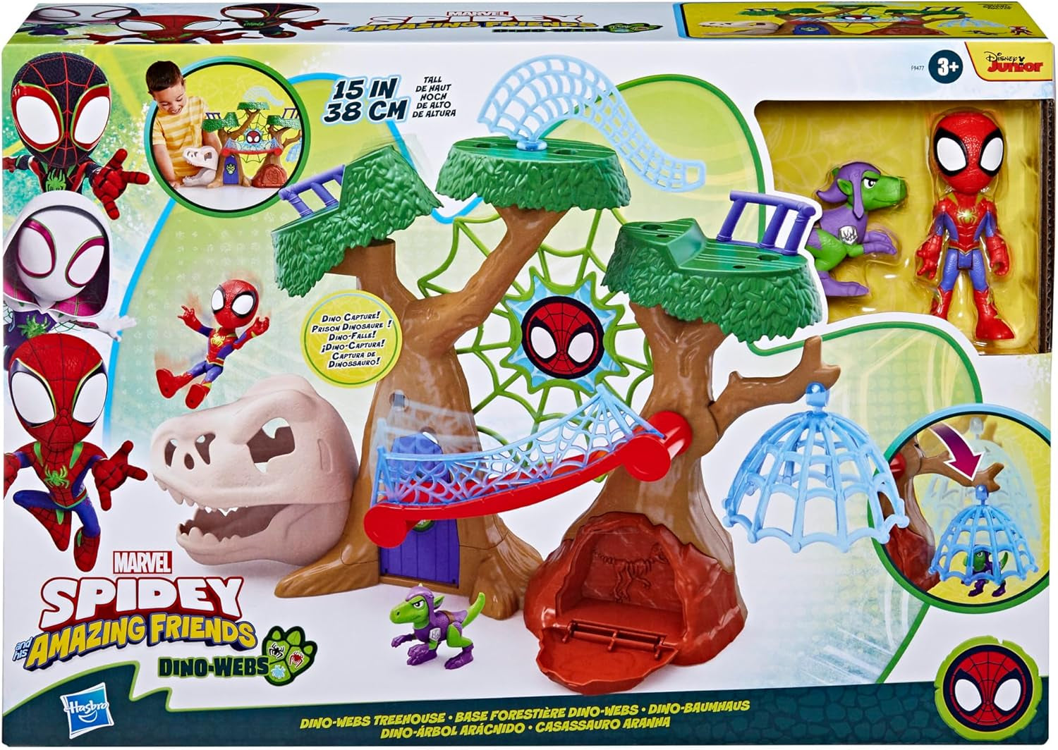 Marvel Spidey i jego super przyjaciele Dino Treehouse Zestaw superbohaterów Figurki Sklep Naty