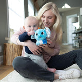 LAMAZE Elephant Puffaboo, zabawka dla noworodka, zabawka sensoryczna dla dziecka, prezent dla nowych rodziców, zabawka rozwojowa na 3 miesiące dla chłopców i dziewcząt, L27467 Baby Toys Naty Shop