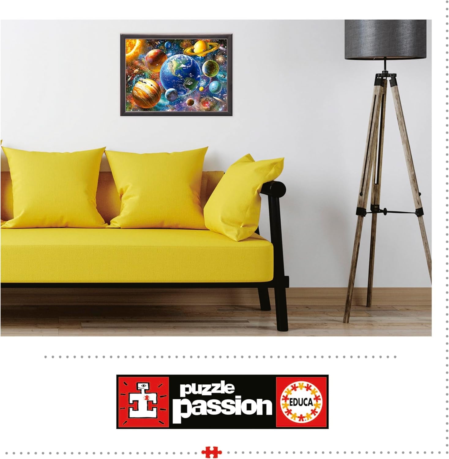 Educa - Puzzle 500 elementów dla dorosłych | Układ Słoneczny, puzzle 500 elementów dla dorosłych i dzieci od 11 lat, planety, kosmos, kosmos (18449) Puzzle Naty Shop