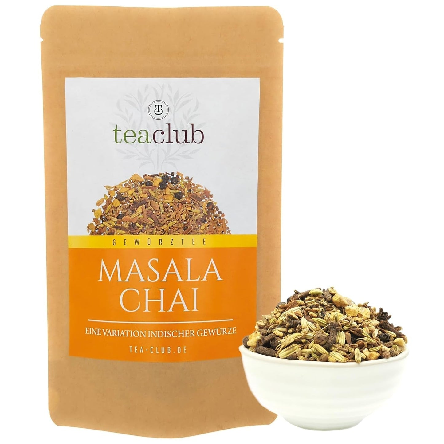 Mieszanka przypraw do herbaty Masala Chai 100g, Przyprawy indyjskie do herbaty chai lub chai latte, 100% naturalne, bezsmakowe, Herbata Teaclub