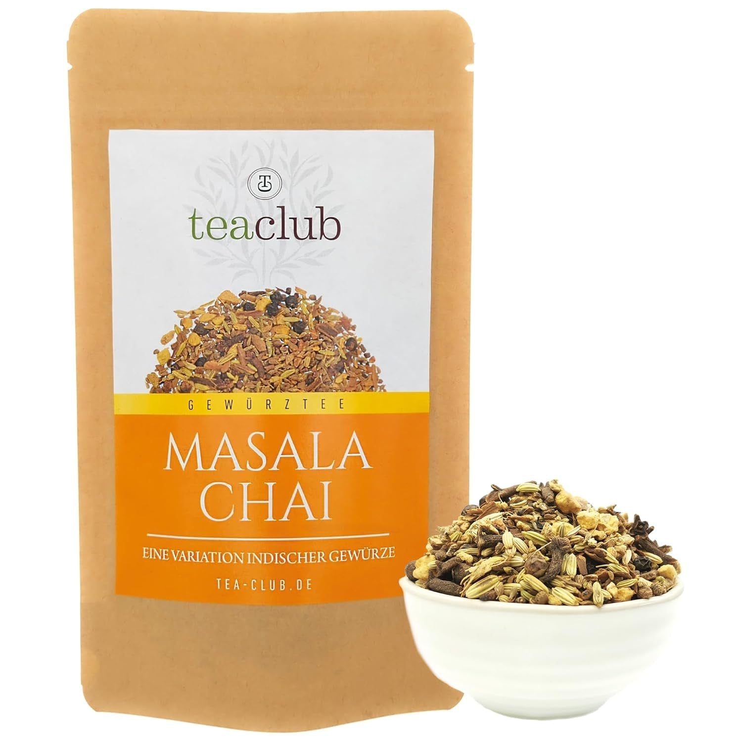 Mieszanka przypraw do herbaty Masala Chai 100g, Przyprawy indyjskie do herbaty chai lub chai latte, 100% naturalne, bezsmakowe, Herbata Teaclub