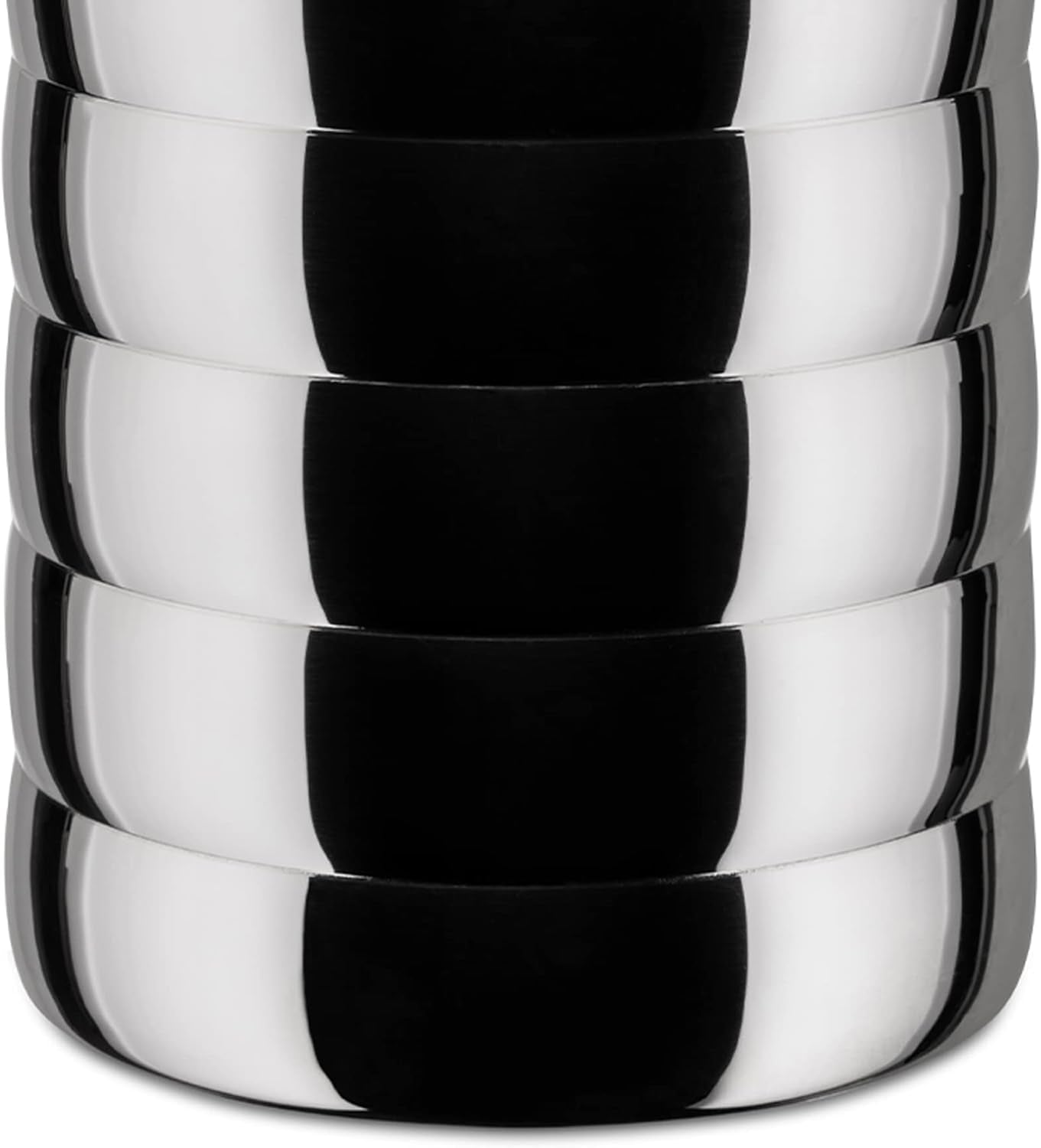 Alessi Kalistò 2 CB02 - Słoik kuchenny ze stali nierdzewnej 18/10 z aluminiową gałką, 114 cl, srebrny Pudełka do przechowywania żywności Naty Shop