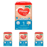 Milupa Milumil Pre, Mleko w proszku dla niemowląt - Z ważnymi składnikami odżywczymi i bez oleju palmowego - 800 g Naty Shop 4 x 800 gramów Milumil 1