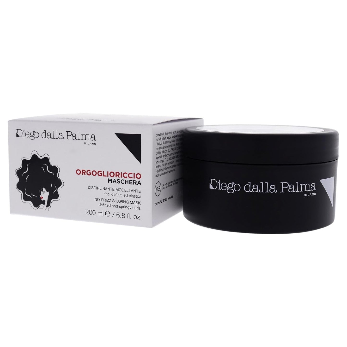 Orgoglioriccio Mask 200ml rządowy projekt Maska do włosów Naty Shop