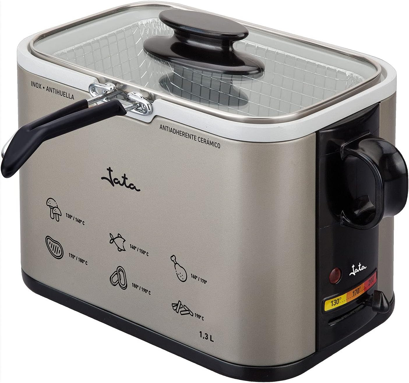 Tamaño FR326E - Frytownica, 1000 W, 1,3 litra Naty Shop Appliances