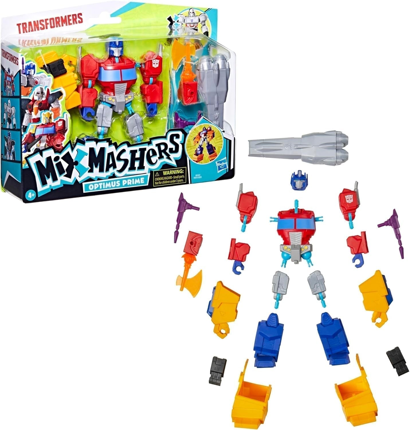 Transformers Mixmashers Optimus Prime Konfigurowalne figurki i akcesoria Deluxe Figurki Naty Shop