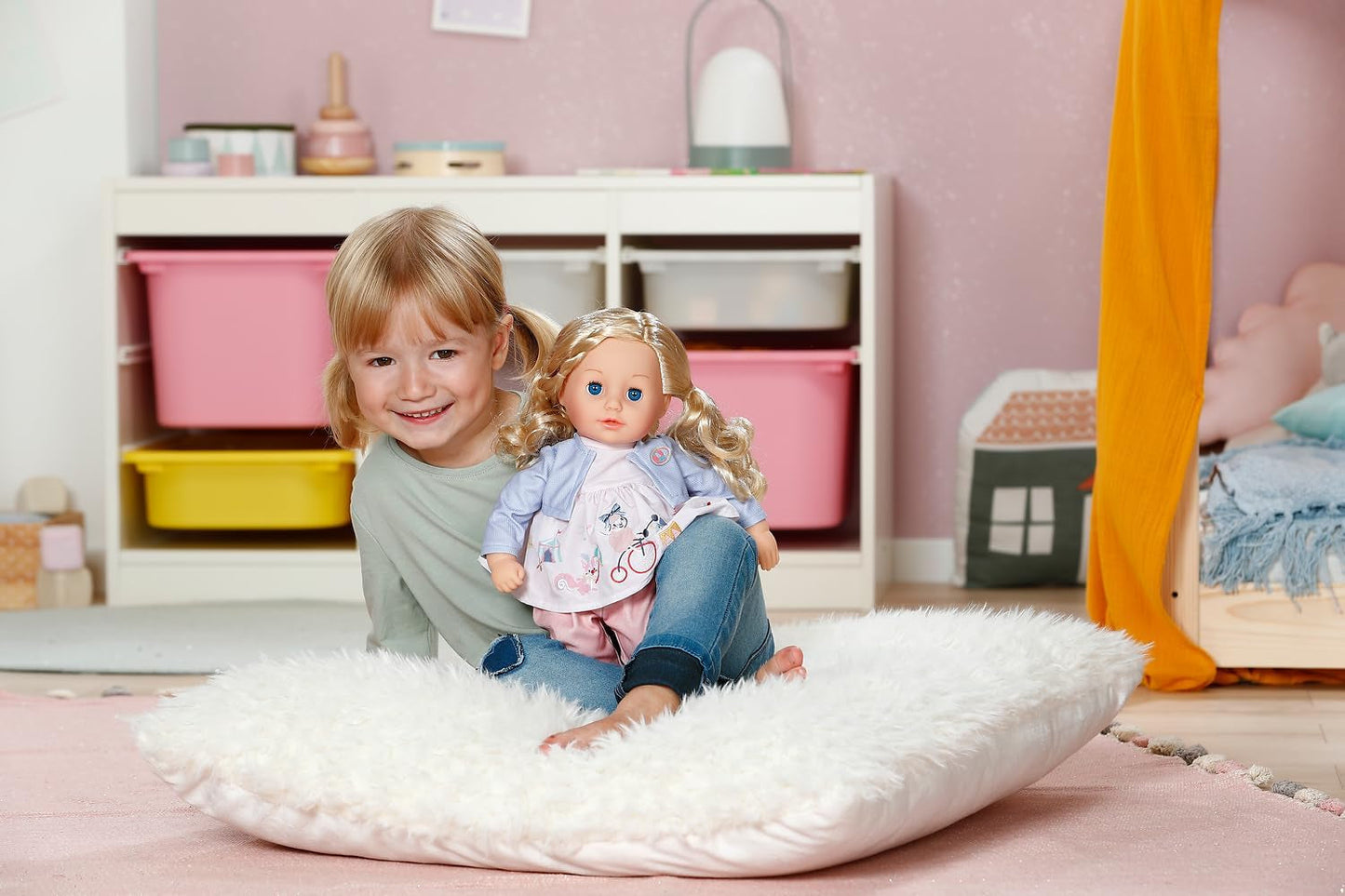 BABY Born Sophia Rose - miękka lalka 36 cm - Lalka o wysokiej jakości blond włosach i zaspanych oczach - Odpowiednia dla dzieci od 1 roku