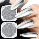 White Pearl Chrom Nagel Pulver, Irisierendes Aurora Pulver Metallic Spiegel Effekt Glitter Pulver Perłowy Eis Transparentny Pigment Meerjungfrau Perle Glitter Staub Für Nail Art Dekoration