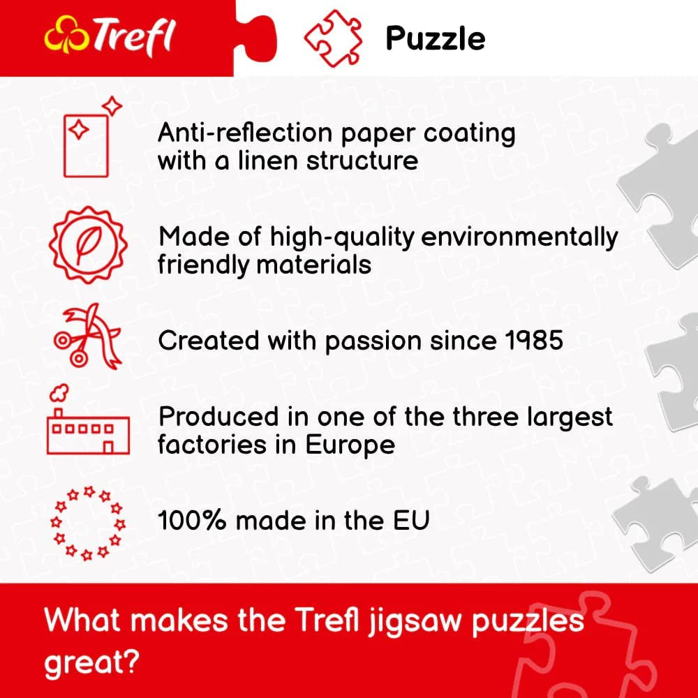 Trefl TR10461 Samudra Beach, Indie 1000 elementów najwyższej jakości dla dorosłych i dzieci 12+ Puzzle, kolorowe puzzle Naty Shop